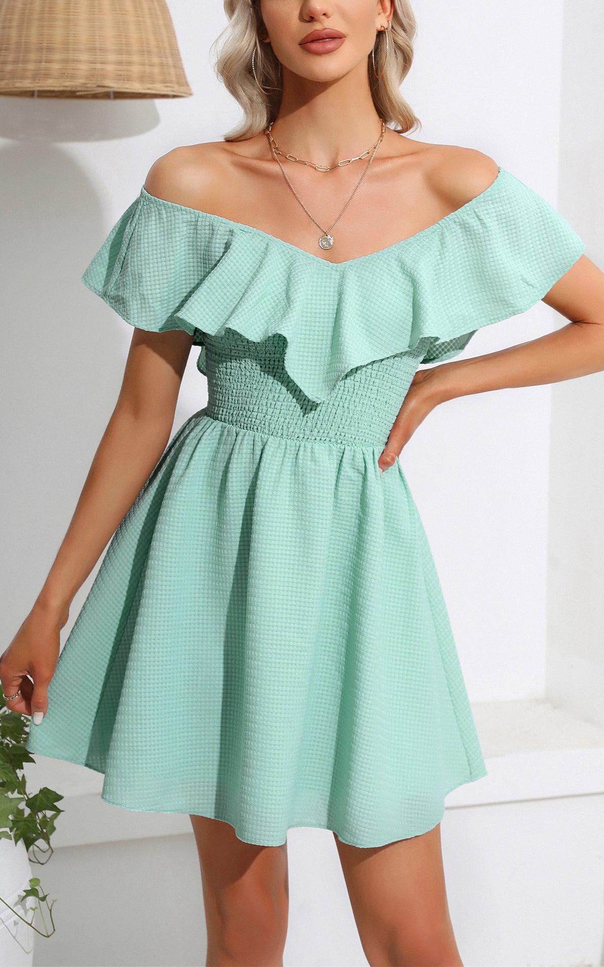 Summer Mini Sundress - Wedding Guest Party Dress