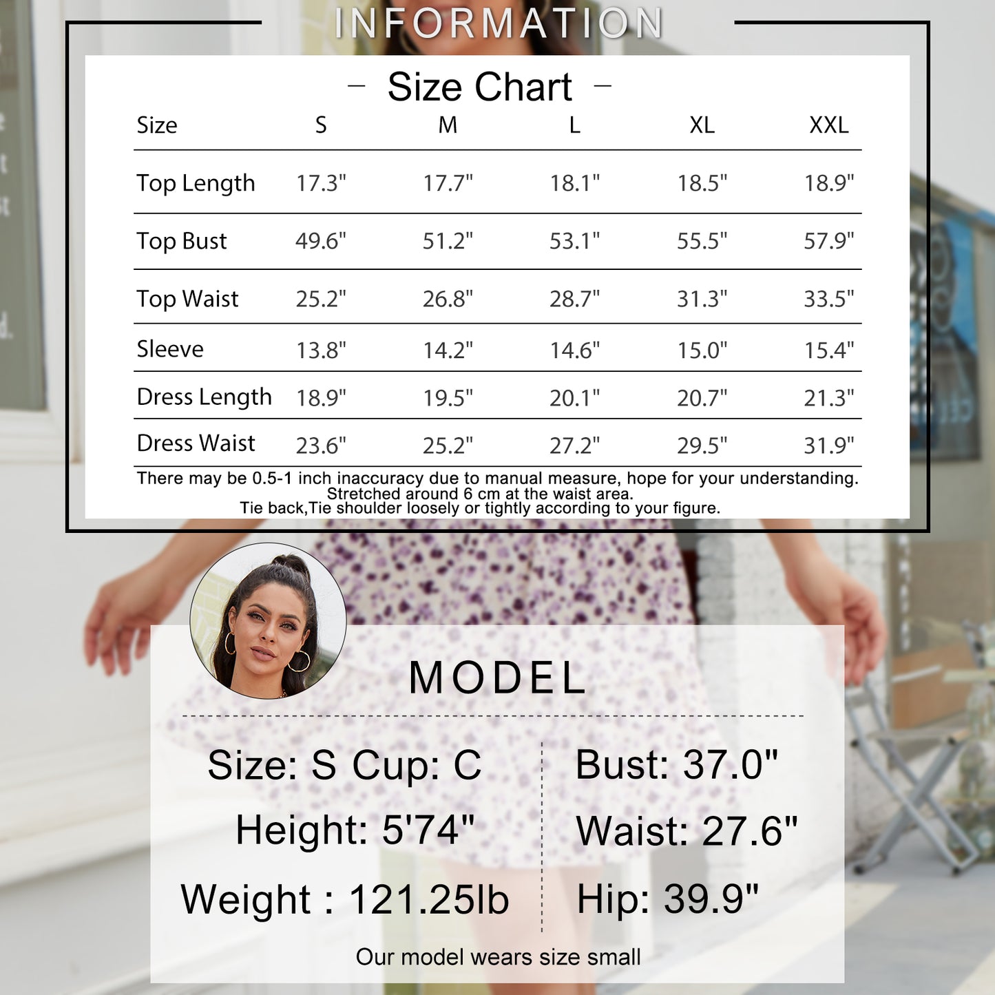 Exlura Women’s Two Piece Tiered Ruffle Outfit Tie Back Elbow Sleeve Crop Top Smocked Waist Off Shoulder Square Neck Tops and Mini Skirt Set