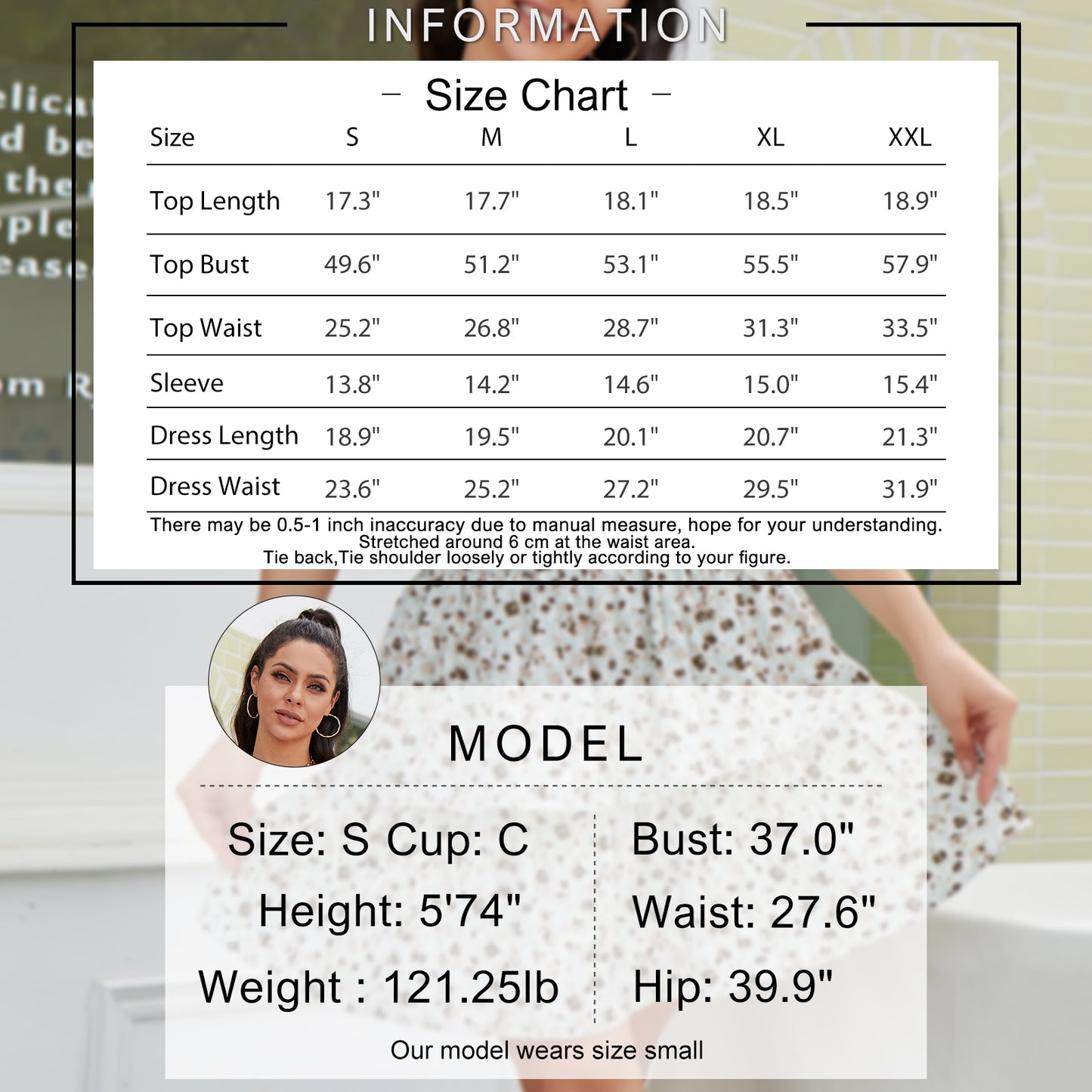 Exlura Women’s Two Piece Tiered Ruffle Outfit Tie Back Elbow Sleeve Crop Top Smocked Waist Off Shoulder Square Neck Tops and Mini Skirt Set