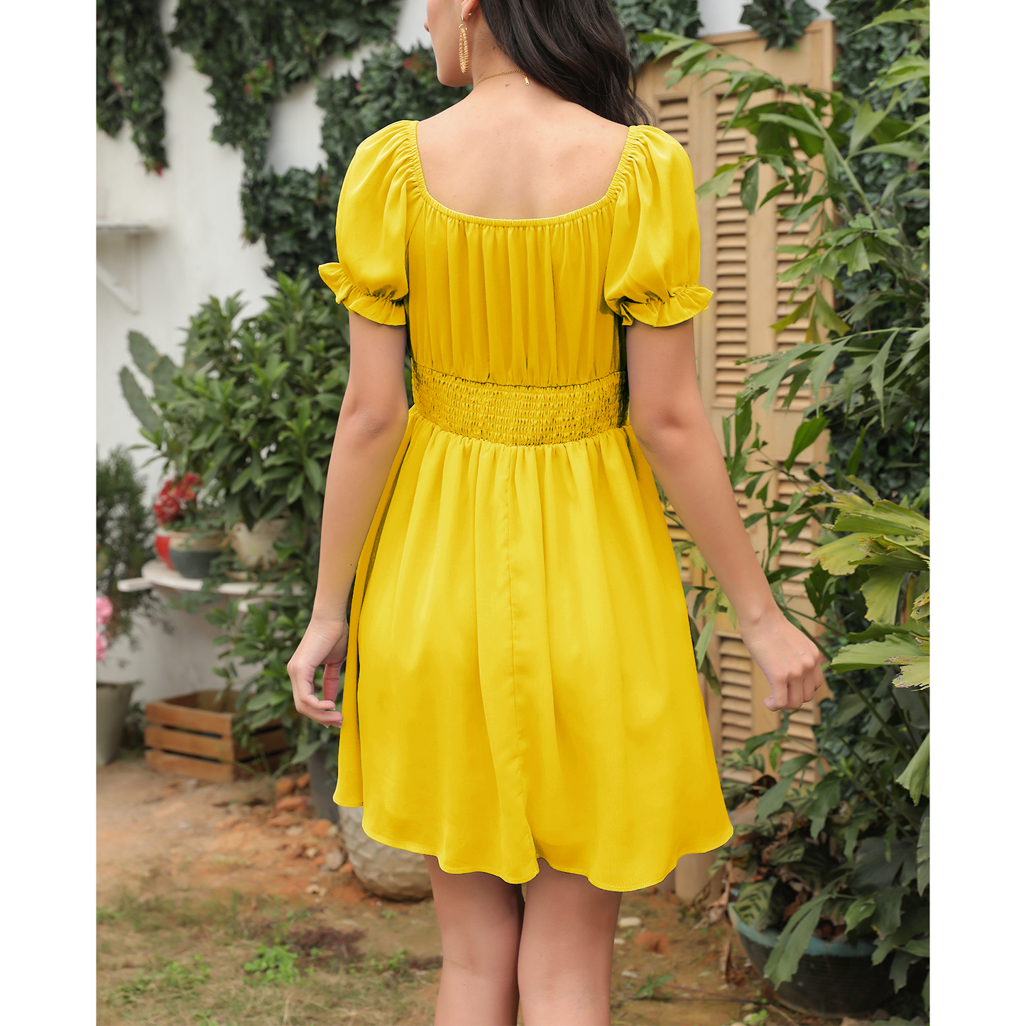 Ruched Ruffle Dress Off shoulder Sexy Summer Dress