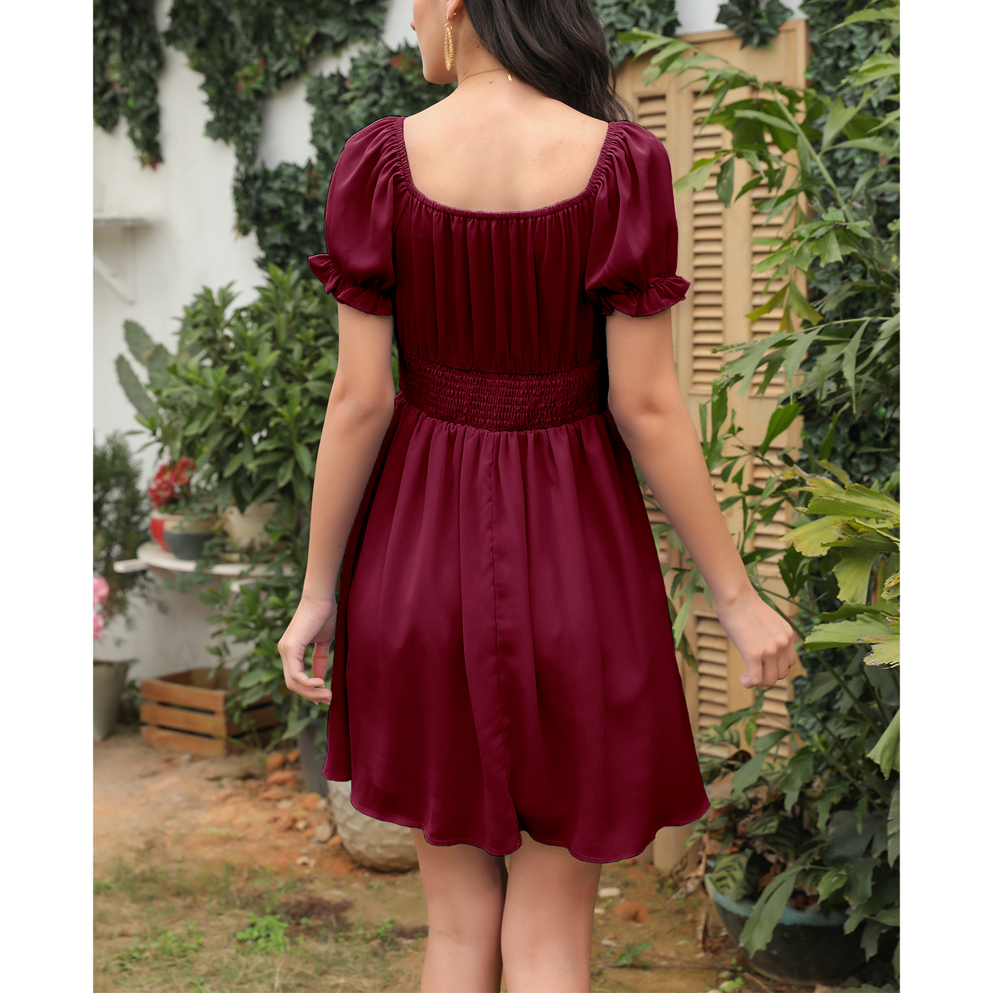 Ruched Ruffle Dress Off shoulder Sexy Summer Dress