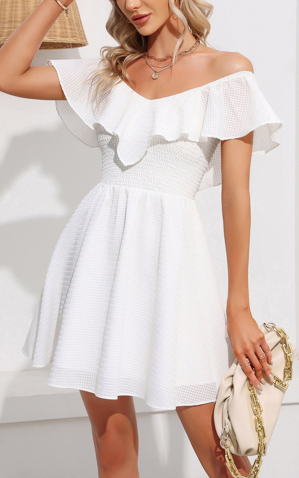 Summer Mini Sundress - Wedding Guest Party Dress