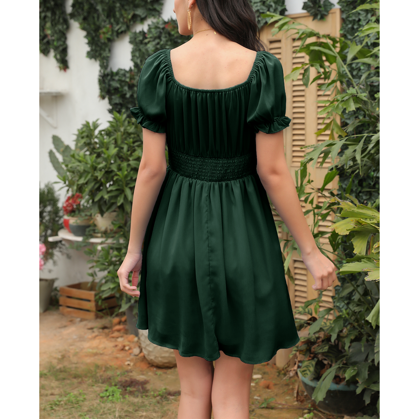 Ruched Ruffle Dress Off shoulder Sexy Summer Dress