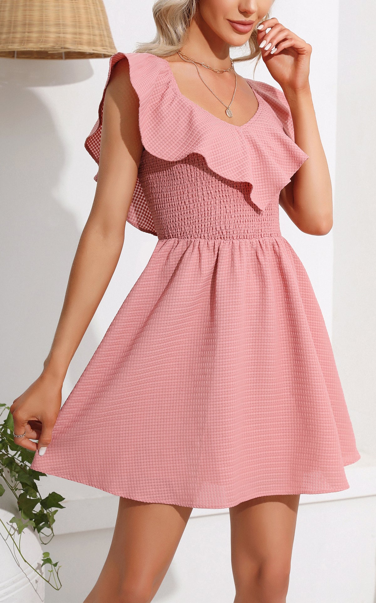 Summer Mini Sundress - Wedding Guest Party Dress