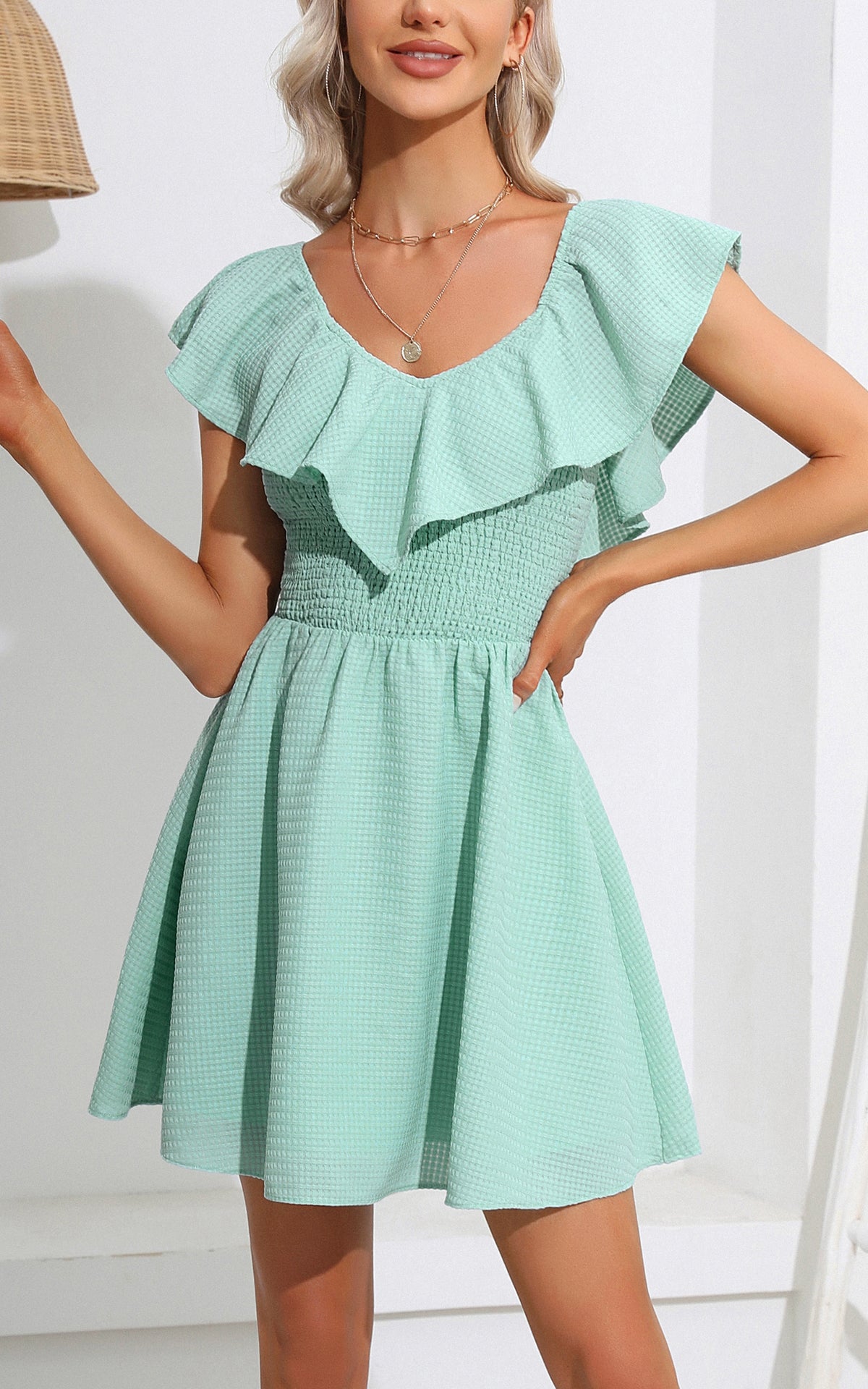 Summer Mini Sundress - Wedding Guest Party Dress