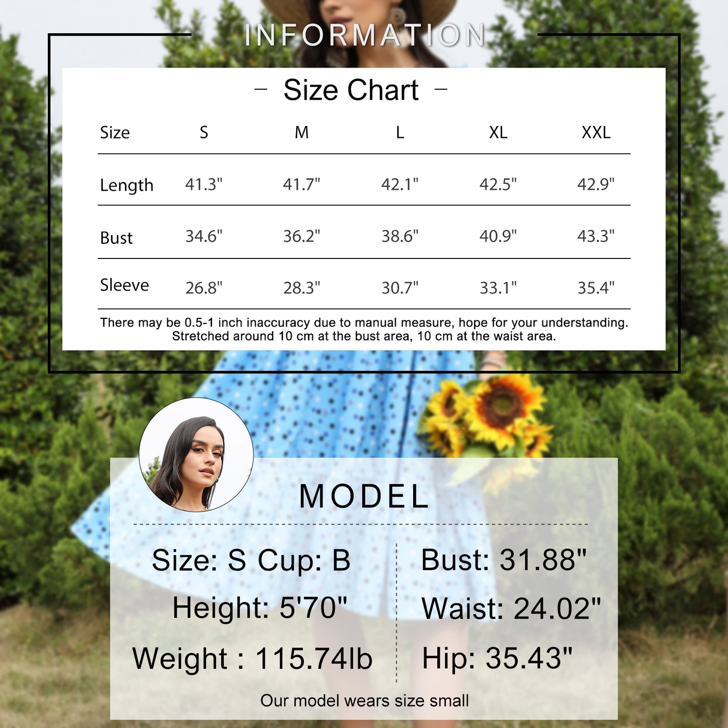 Exlura Women’s Polka Dot Vintage Boho Dress Square neck Smocked Tiered Tie Shoulder Sleeveless Strappy Floral Maxi Dress