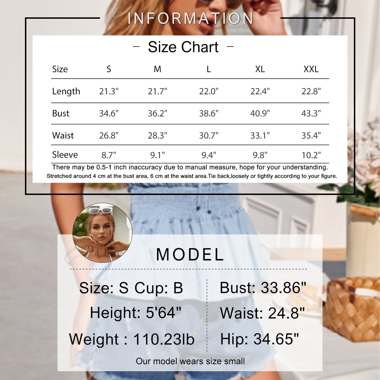 Exlura Women’s Off Shoulder Peplum Top Backless Ruched Square Neck Short Puff Sleeve Backless Crop Top Blouse