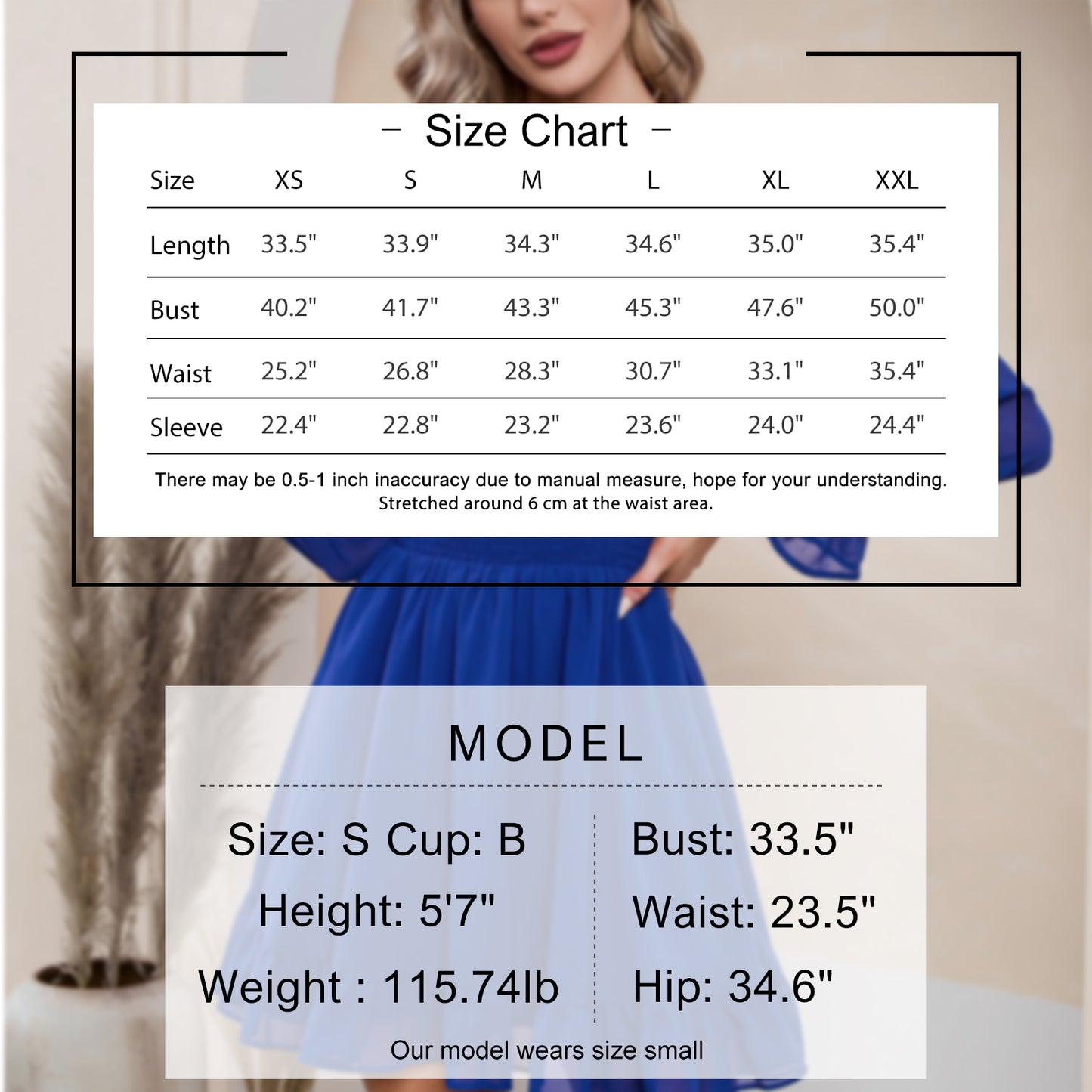 EXLURA Women's Wrap Bodycon Mini Dress Drawstring V Neck Long Lantern Sleeve Ruched Knit Sexy Bandage Cocktail Party Dresses