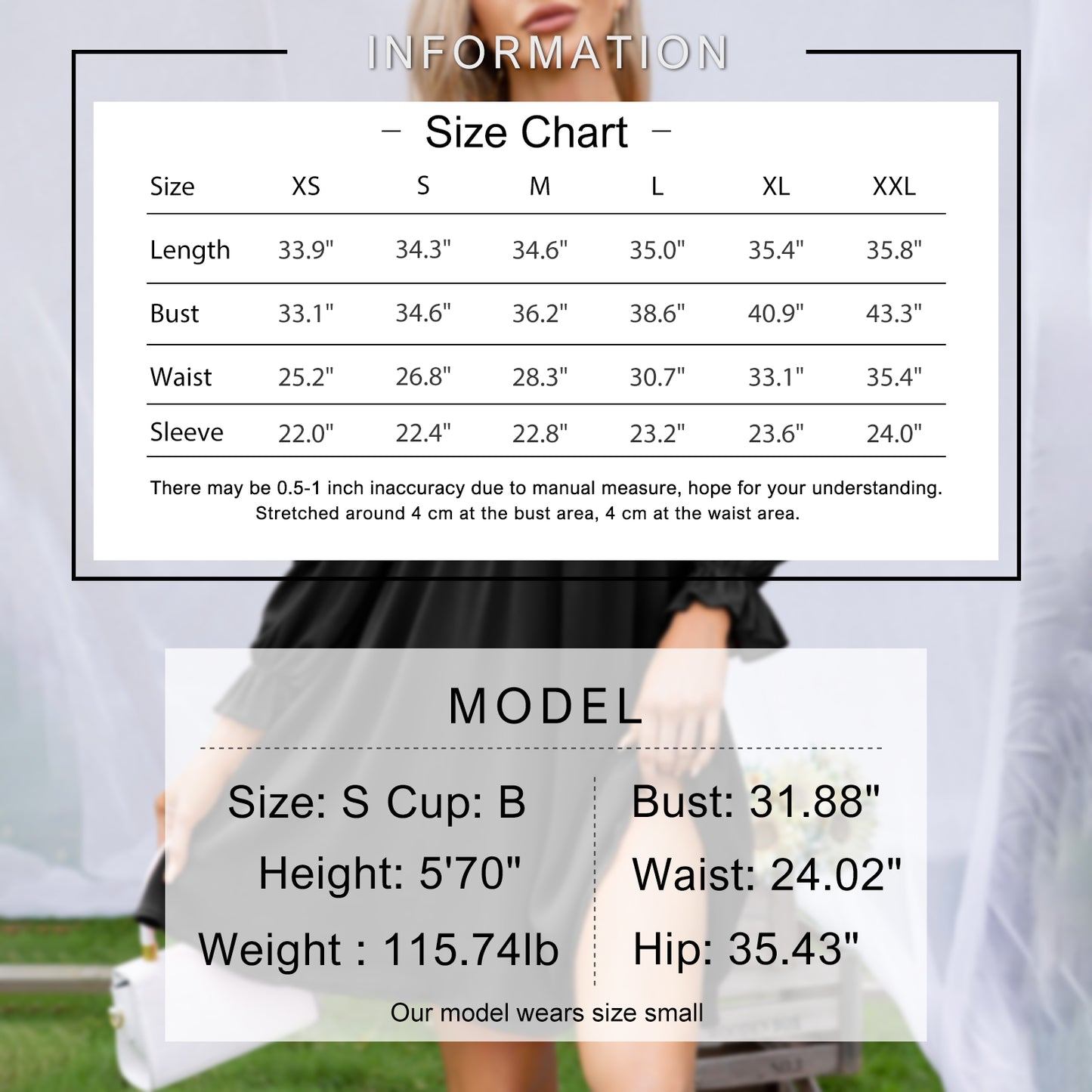 EXLURA Women’s Drawstring Mini Dress Sweetheart Neckline Smocked Flowy Dress Puff Long Sleeve Ruffle Cute Wedding Guest Dress