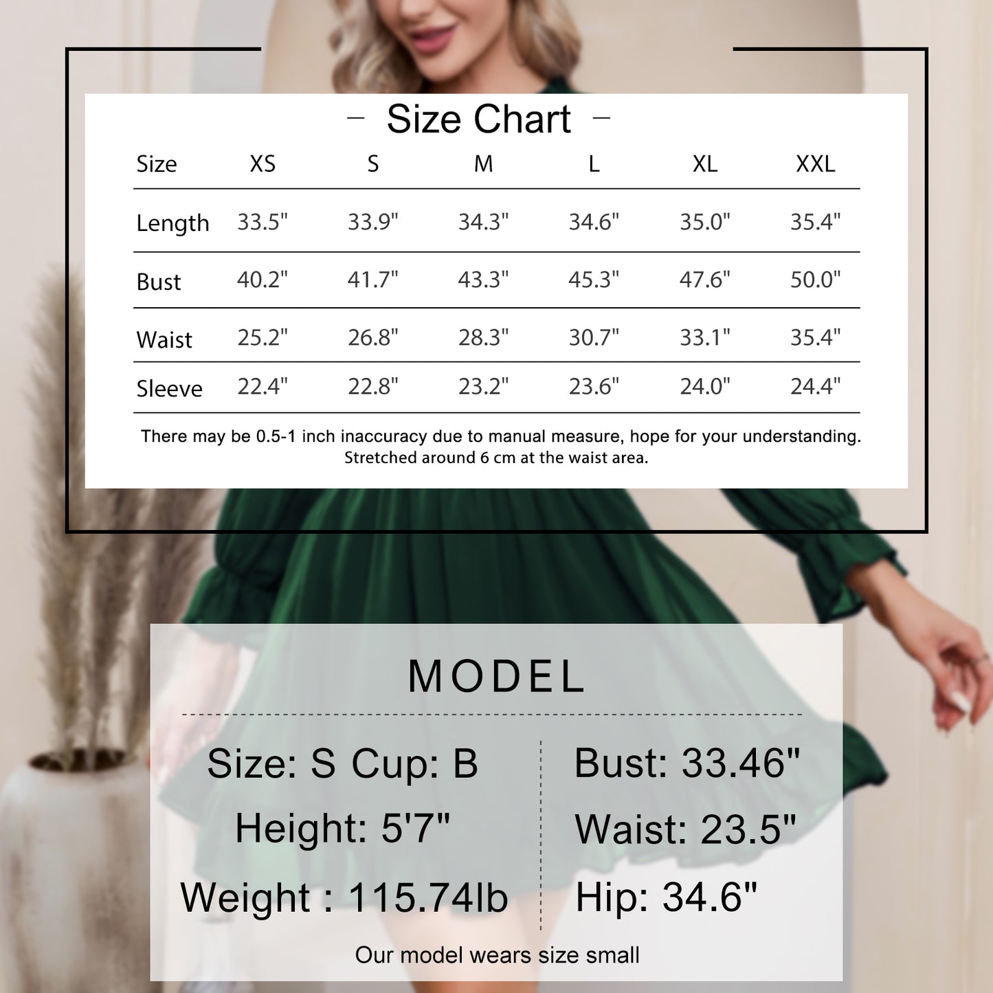 EXLURA Women's Wrap Bodycon Mini Dress Drawstring V Neck Long Lantern Sleeve Ruched Knit Sexy Bandage Cocktail Party Dresses