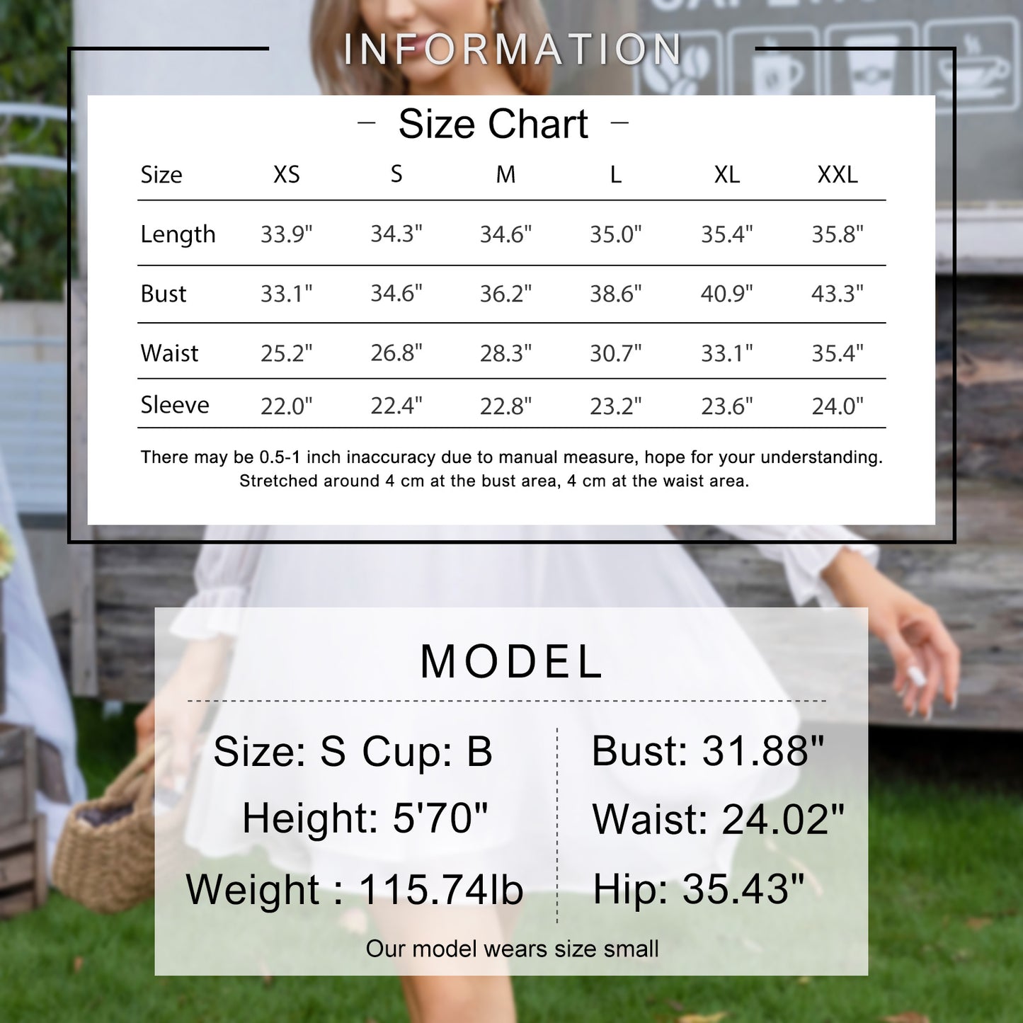 EXLURA Women’s Drawstring Mini Dress Sweetheart Neckline Smocked Flowy Dress Puff Long Sleeve Ruffle Cute Wedding Guest Dress