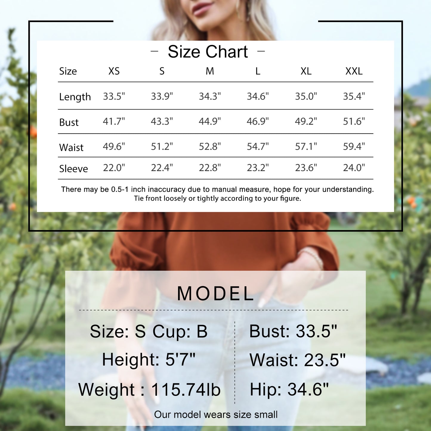 Exlura Women’s Vintage Casual Mini Dress Tie Front Ruffle Long Puff Sleeve Tunic Dress Cocktail Party Dress