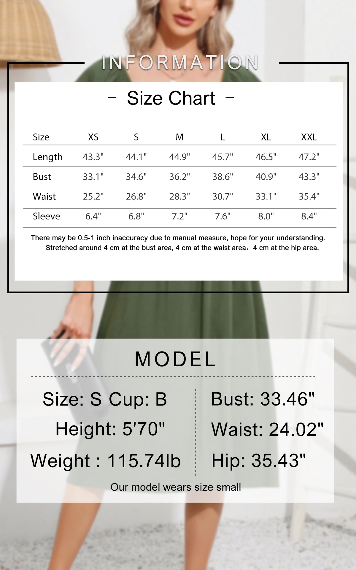 EXLURA Women's Summer Flowy Midi Dress - Square Neck Smocked Ruffle Short Sleeve Off The Shoulder Wedding Guest Dress
