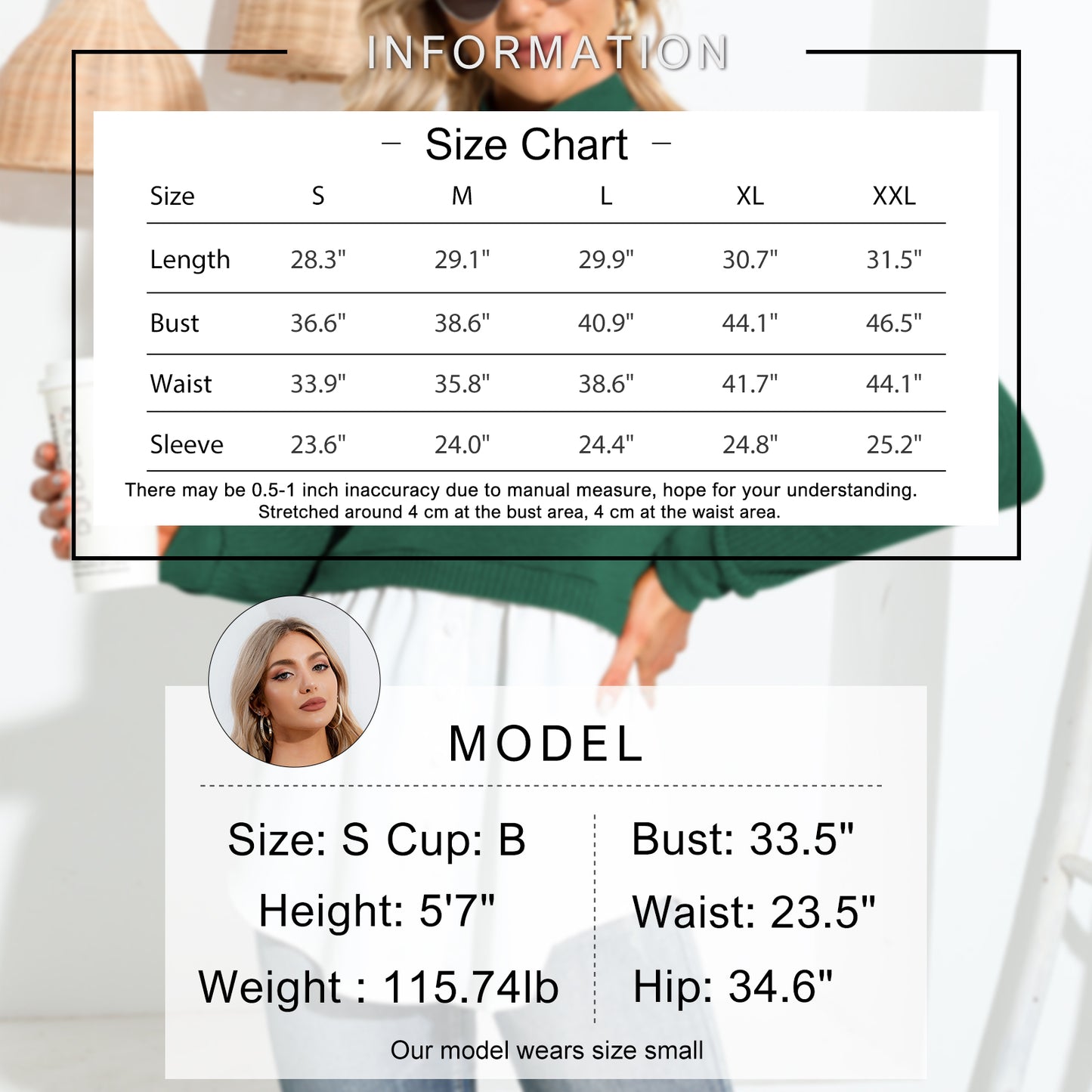 EXLURA Women's Patchwork Shirt Office Shirt Ribbed Sleeve Button Down Shirt Hem 2 in 1 Pullover Blouse Tops for Work
