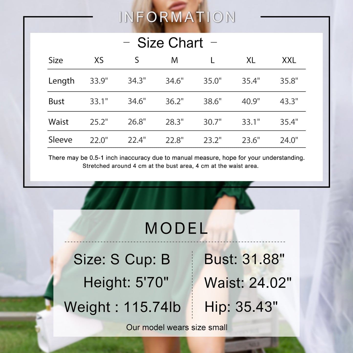 EXLURA Women’s Drawstring Mini Dress Sweetheart Neckline Smocked Flowy Dress Puff Long Sleeve Ruffle Cute Wedding Guest Dress