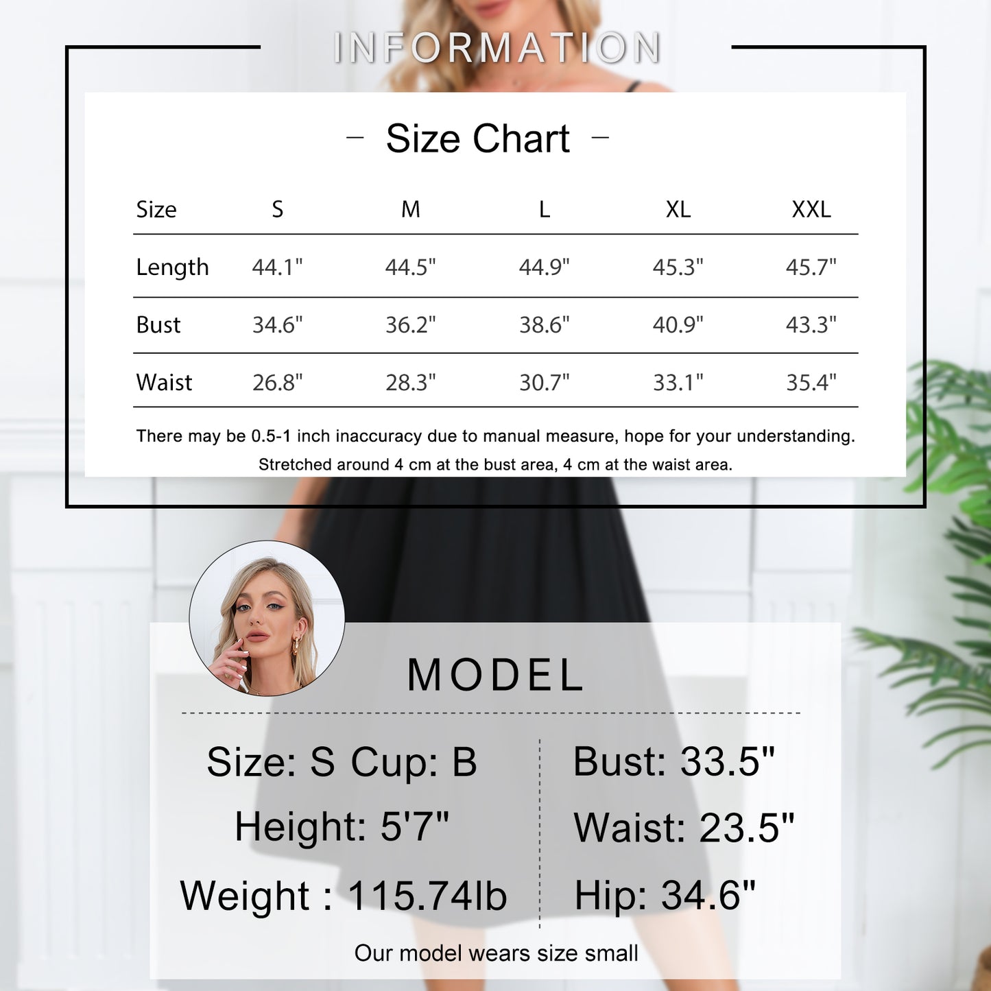 Exlura Women’s Off Shoulder Ruffle Long Dress Tie Knot Sleeveless Strappy Smocked A-Line Backless Midi Dress