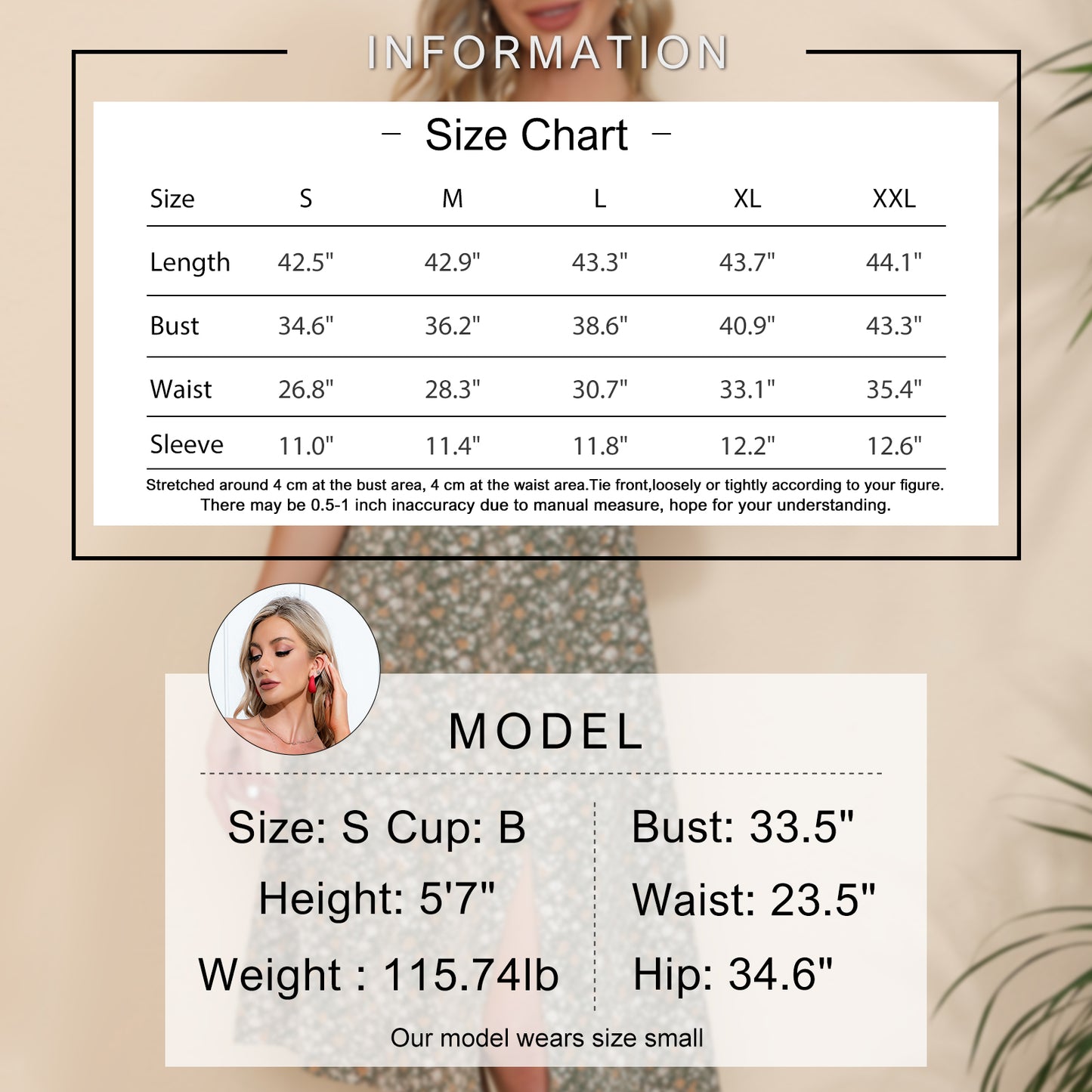 Exlura Women’s Puff Short Sleeve Sweetheart Neckline Long Dress Smocked Tie Front Split Backless Midi Dress