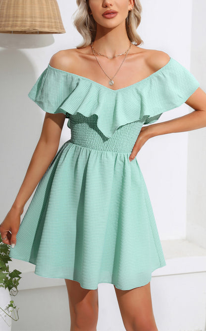 Summer Mini Sundress - Wedding Guest Party  Dress