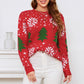 EXLURA Women’s Ugly Christmas Sweater Crew Neck Long Sleeve Chunky Pullover Sweater Casual Trendy Jumper Tops