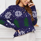 EXLURA Women’s Ugly Christmas Sweater Crew Neck Long Sleeve Chunky Pullover Sweater Casual Trendy Jumper Tops