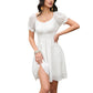 Ruched Ruffle Dress Off shoulder Sexy Summer Dress