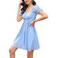 Ruched Ruffle Dress Off shoulder Sexy Summer Dress