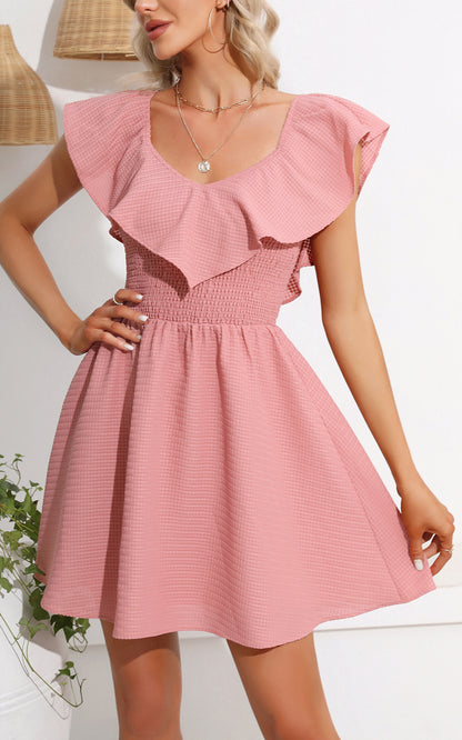 Summer Mini Sundress - Wedding Guest Party  Dress