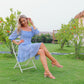 Tiered Square Neck Off Shoulder Smocked Skater  Sundress