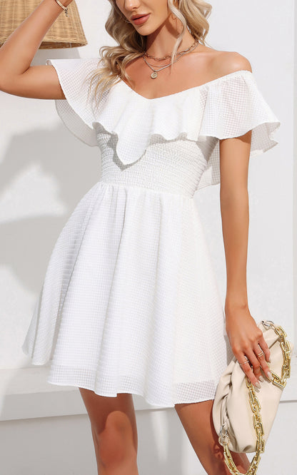 Summer Mini Sundress - Wedding Guest Party  Dress