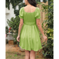 Ruched Ruffle Dress Off shoulder Sexy Summer Dress
