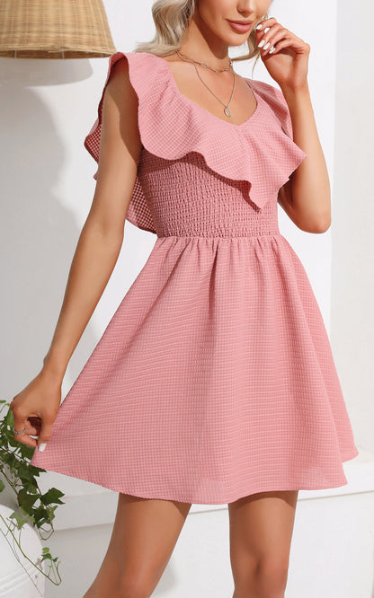 Summer Mini Sundress - Wedding Guest Party  Dress