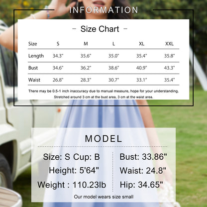High Waist A-Line Smocked Back Zipper Mini Dress