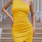 Summer One Shoulder Sleeveless Casual Mini Sun dress
