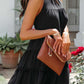 Summer Halter Mini Dress - Ruffle High Neck Tunic Knit