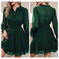 EXLURA Women's Wrap Bodycon Mini Dress Drawstring V Neck Long Lantern Sleeve Ruched Knit Sexy Bandage Cocktail Party Dresses