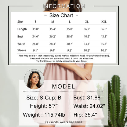 Exlura Women’s Off Shoulder Elegant Short Dress Ruched Drawstring Smocked Short Puff Sleeve High Waist Mini Dress