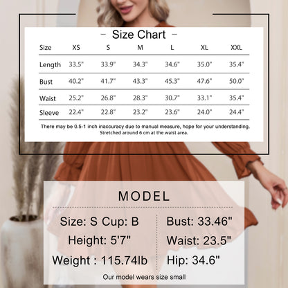 EXLURA Women's Wrap Bodycon Mini Dress Drawstring V Neck Long Lantern Sleeve Ruched Knit Sexy Bandage Cocktail Party Dresses