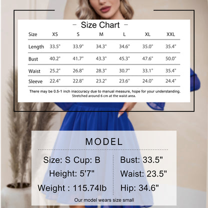 EXLURA Women's Wrap Bodycon Mini Dress Drawstring V Neck Long Lantern Sleeve Ruched Knit Sexy Bandage Cocktail Party Dresses