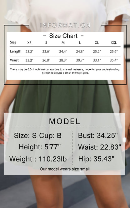 Front waist horizontal pleated half skirt