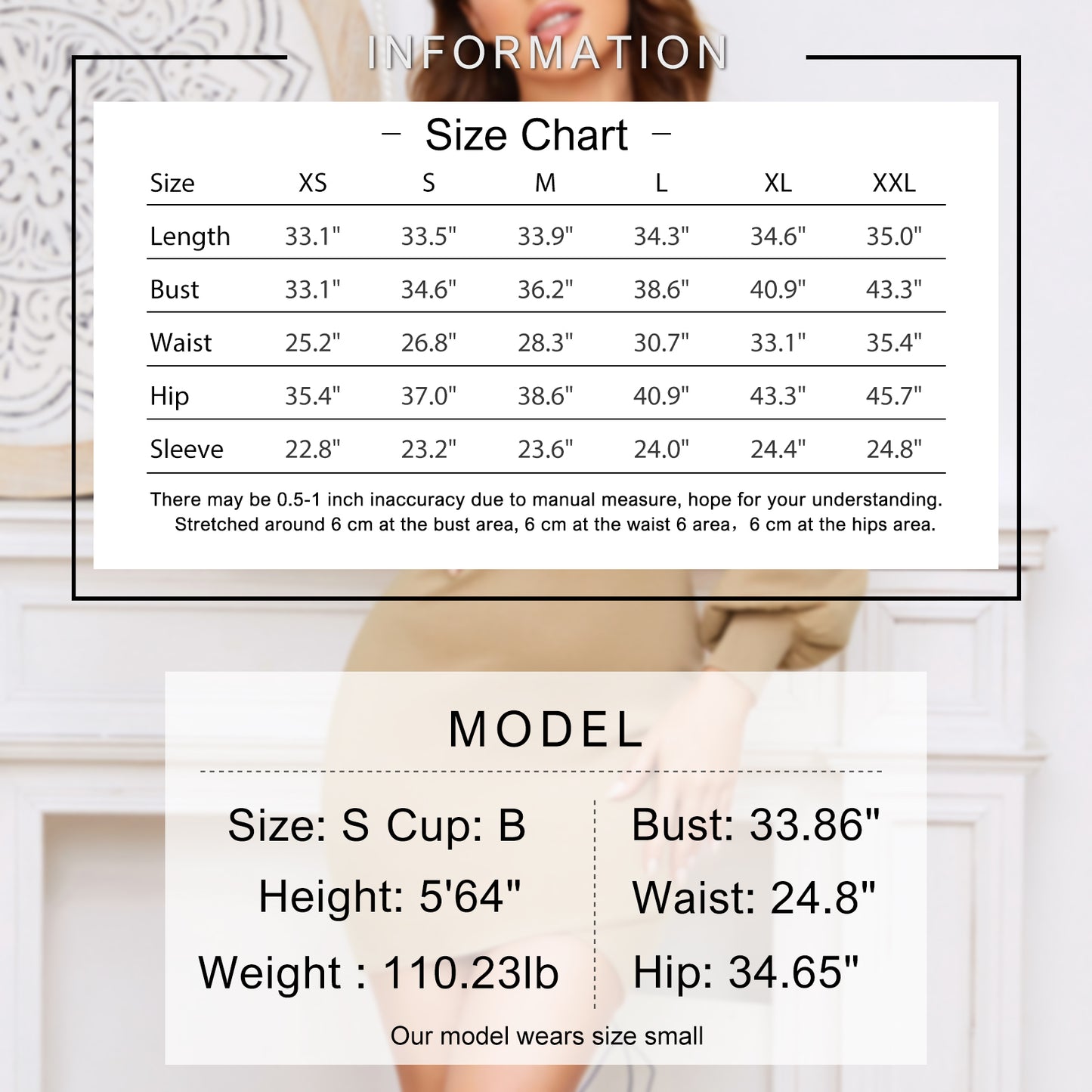 EXLURA Womens Bodycon Pullover Sweater Dress Mock Neck Asymmetrical Hem Long Puff Sleeve Sexy Mini Party Dress