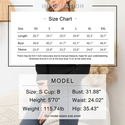 EXLURA Women’s Criss Cross Long Oversized Sweater Crew Neck Cold Shoulder Long Sleeve Pullover Sweater Knit Casual Trendy Tops