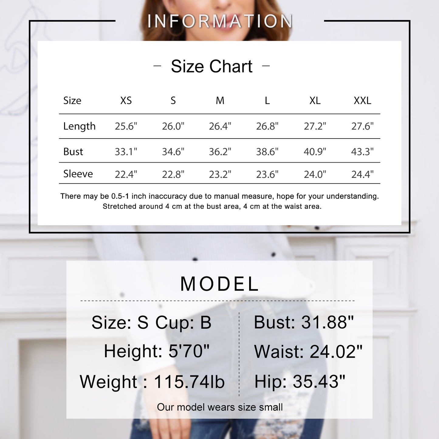 EXLURA Women’s Embroidered Polka Dot Pullover Sweater Mock Neck Long Sleeve Tops Casual Trendy Dressy Tops Jumpers