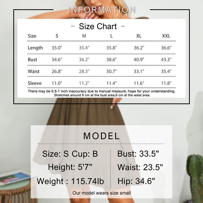 Exlura Women’s High Waist Square Neck Mini Dress Off Shoulder Smocked Puff Short Sleeve Summer Short Ruffle Dress